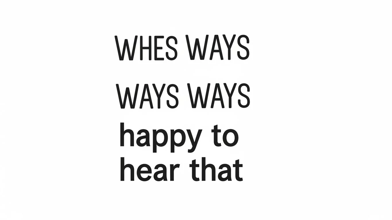 Other Ways To Say “Happy to Hear That”
