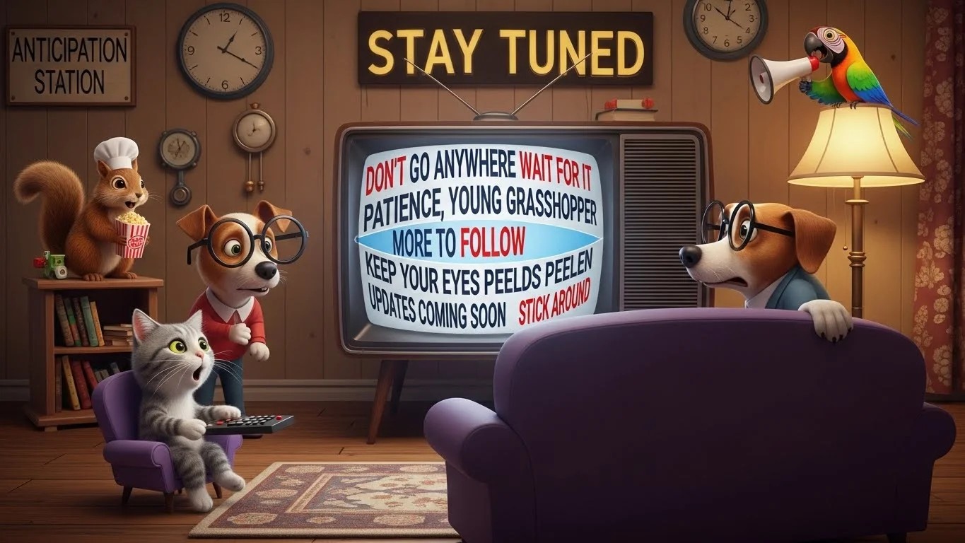 Other Ways To Say Stay Tuned