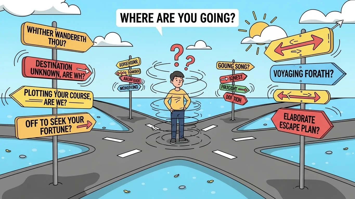 25 Other Ways To Say “Where Are You Going”