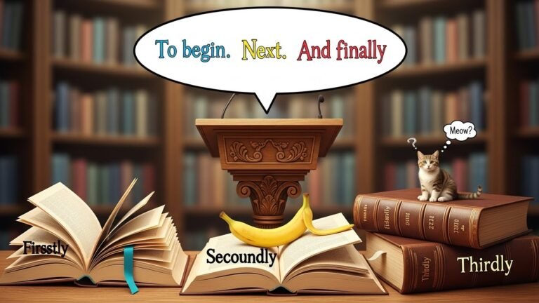 other ways to say Firstly, Secondly, Thirdly”