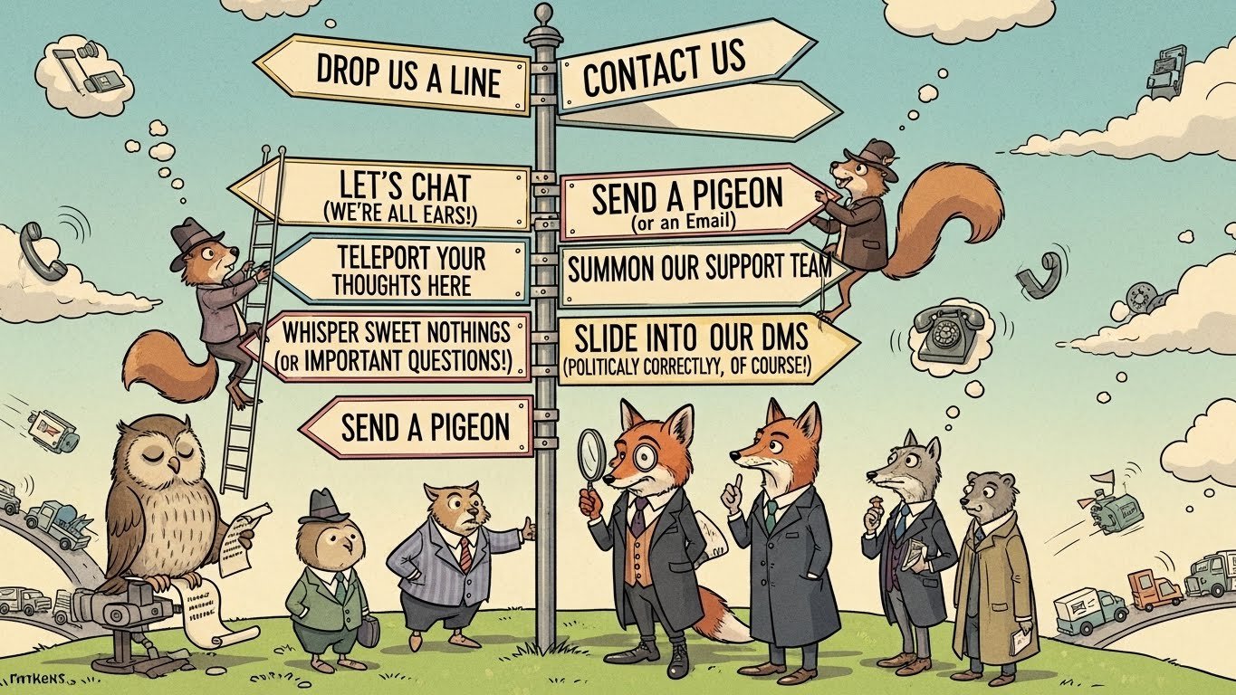other ways to say Contact Us