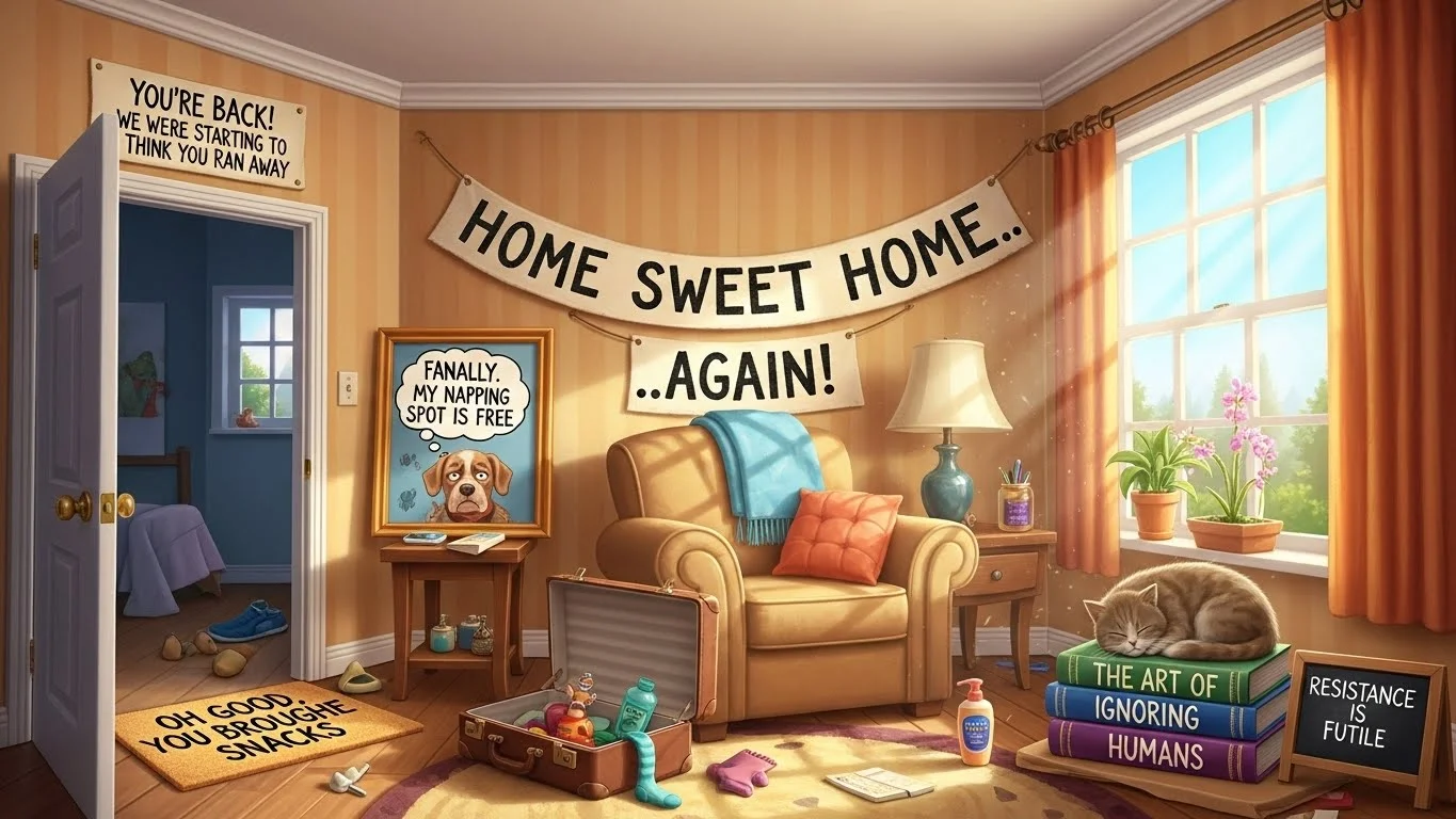 other ways to say Welcome Home