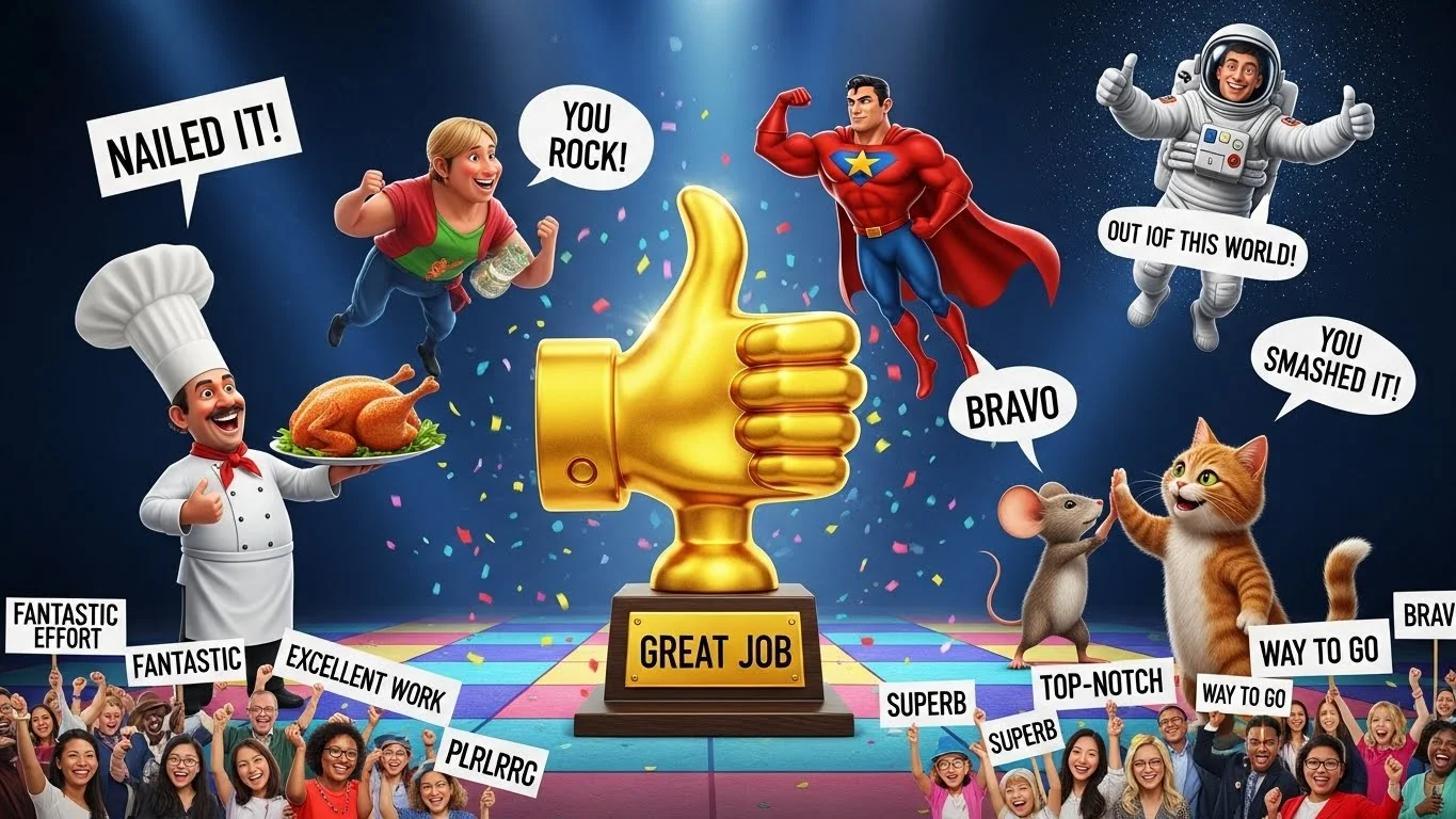 other ways to say Great Job
