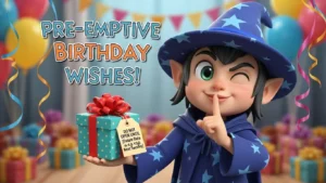 Other ways to say Happy Birthday in Advance