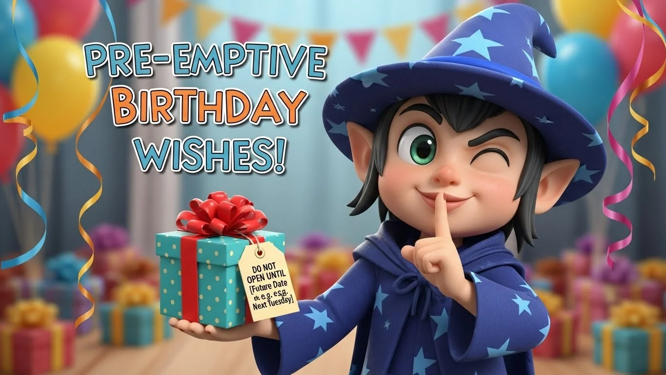 Other ways to say Happy Birthday in Advance