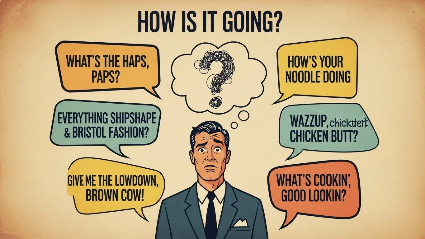 other ways to say How Is It Going