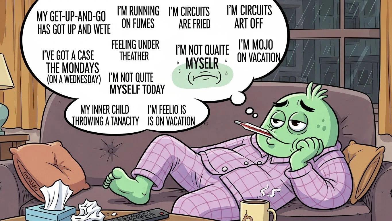 other ways to say I Am Not Feeling Well