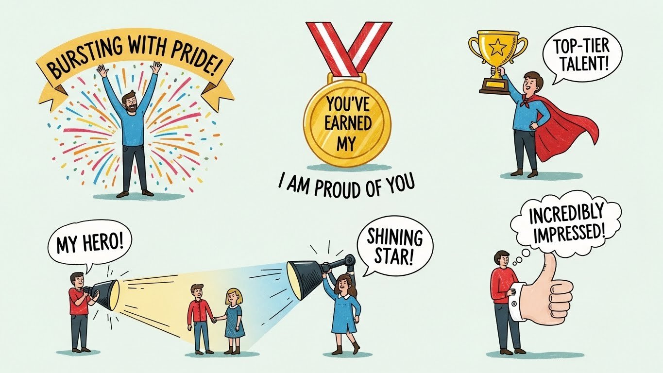 Other ways to say I Am Proud of You