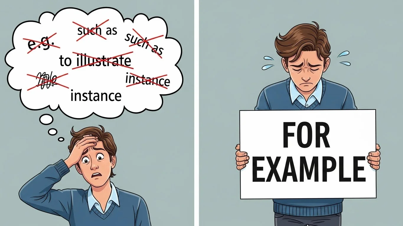 other ways to say for example in an essay
