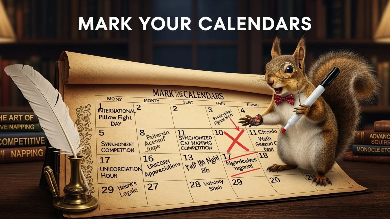other ways to say Mark Your Calendars