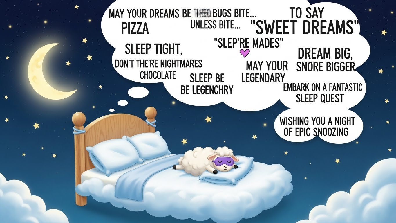other ways to say sweet dreams