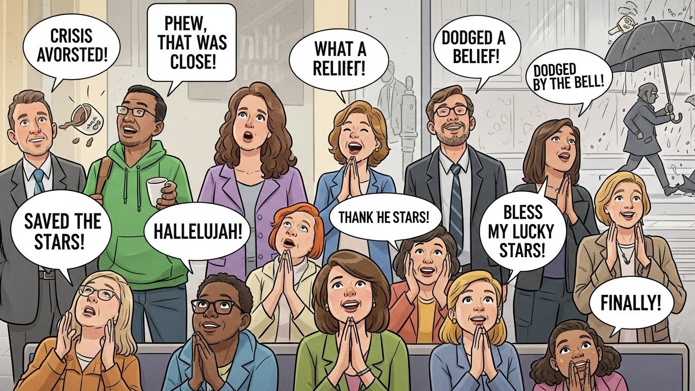 Other ways to say Thank God