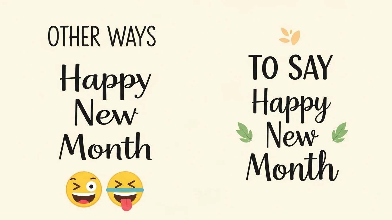 Happy New Month
