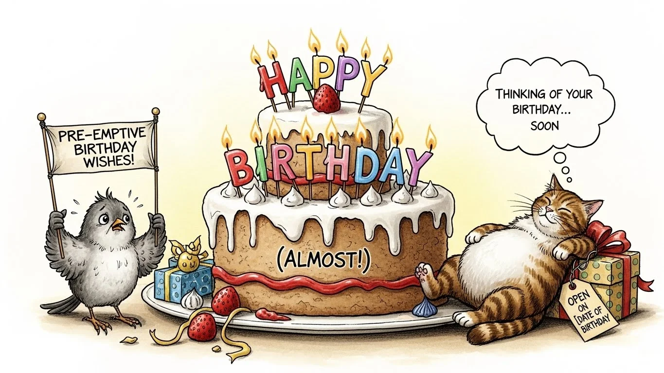 Wishing You an Early Happy Birthday