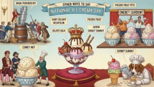 25 Other Ways To Say “National Ice Cream Day”