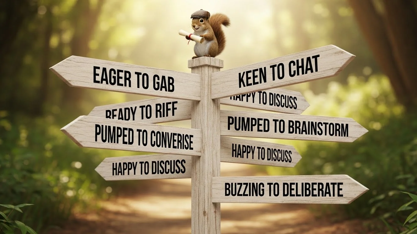 Happy to Discuss