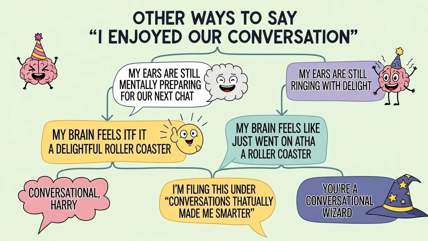 I Enjoyed Our Conversation