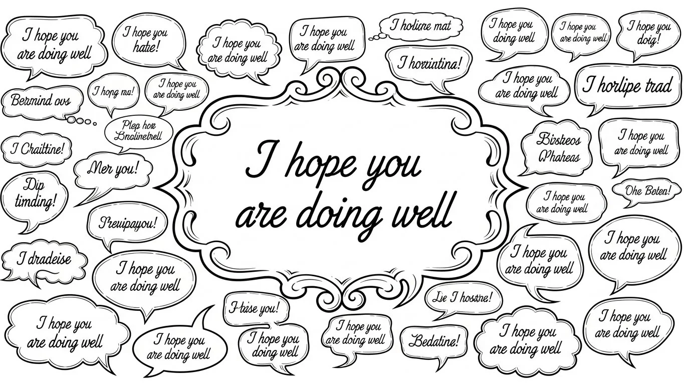 I Hope You Are Doing Well