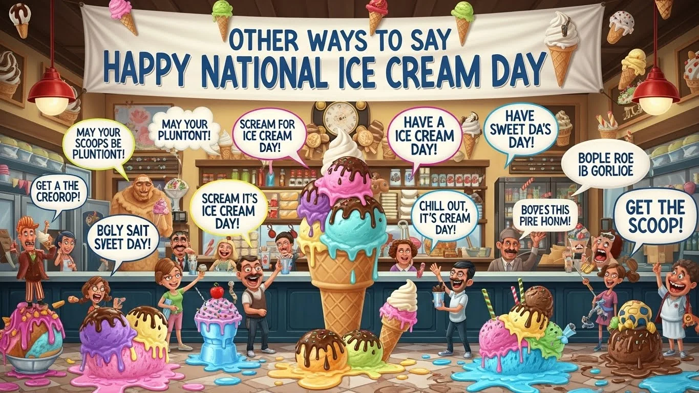 Other Ways To Say “Happy National Ice Cream Day”