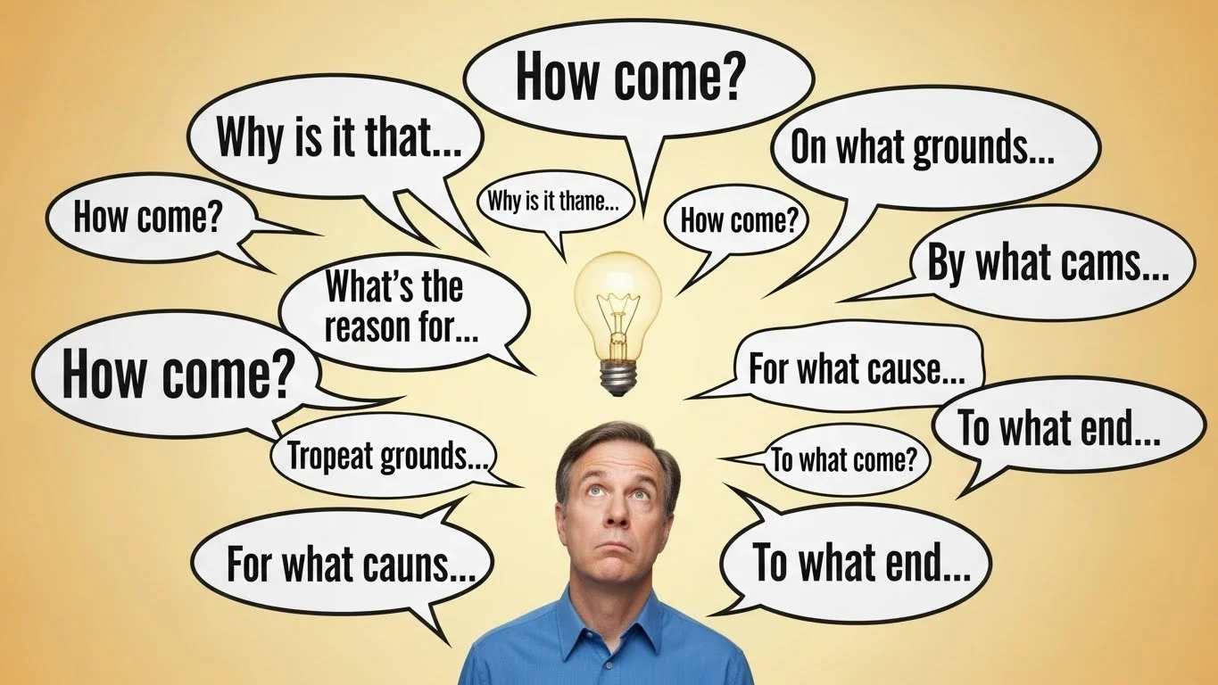 Other Ways To Say “How Come”