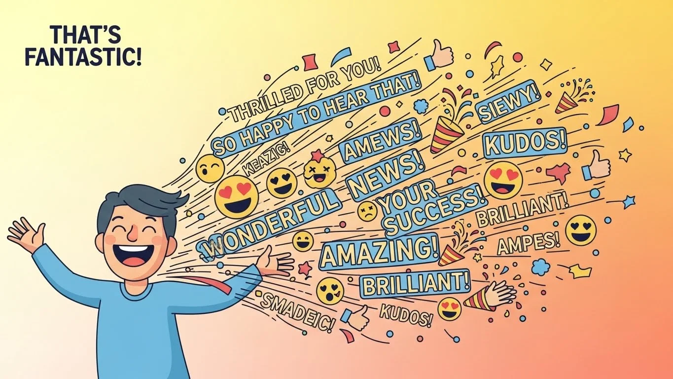 Other Ways To Say “I Am Happy For You