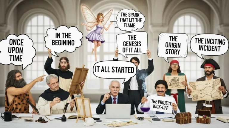 Other Ways To Say “It All Started”