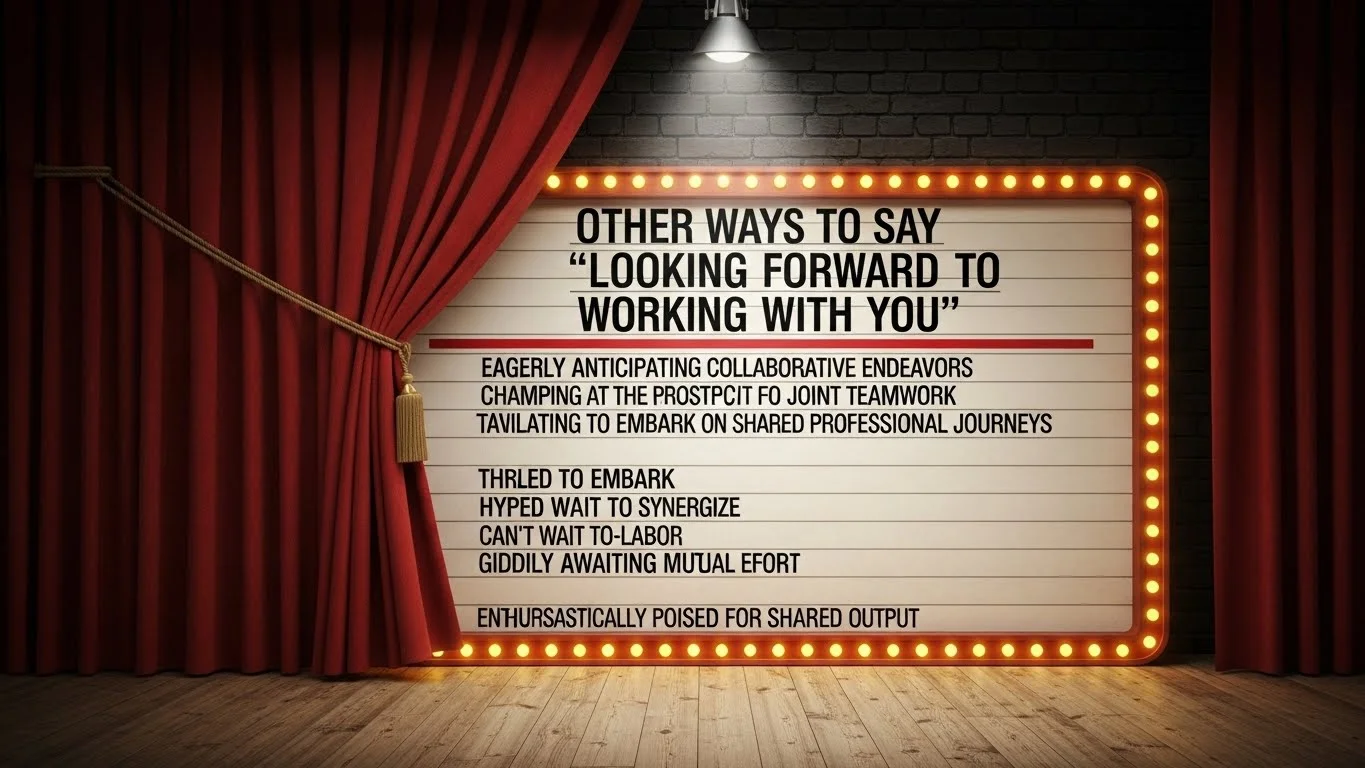 Other Ways To Say “Looking Forward To Working With You”