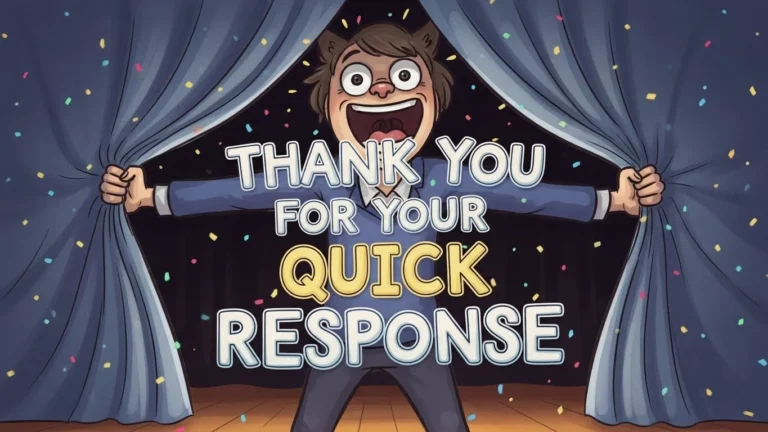 Other Ways To Say “Thank You For Your Quick Response”