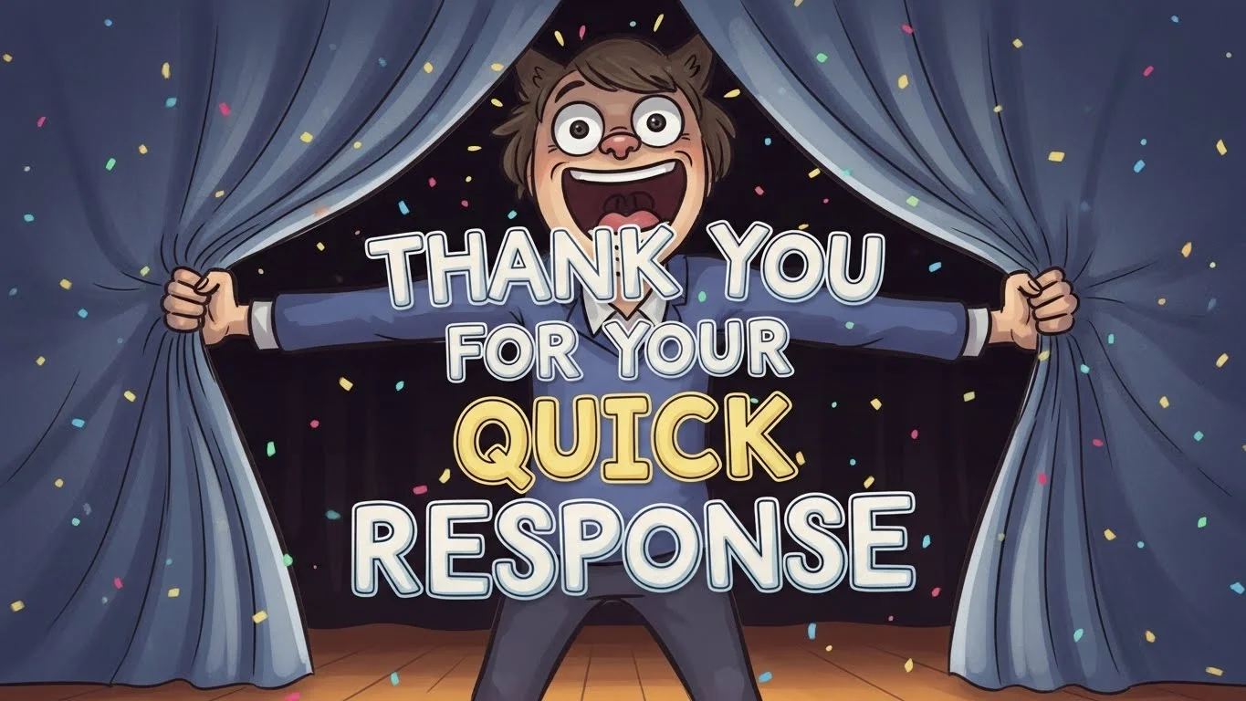 Other Ways To Say “Thank You For Your Quick Response”