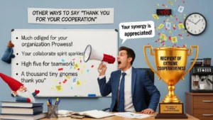 Other Ways To Say “Thank You for Your Cooperation
