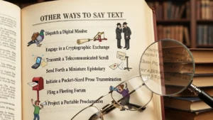 Other Ways To Say “The Text States”