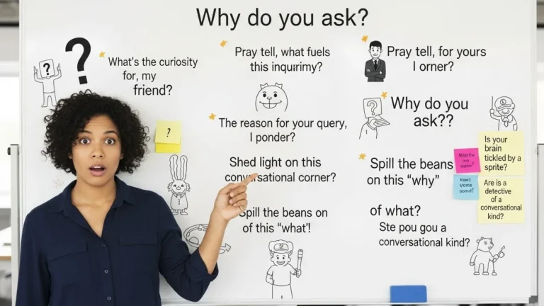 Other Ways To Say “Why Do You Ask”