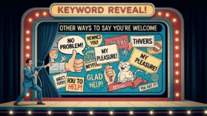 Other Ways To Say “You’re Welcome”
