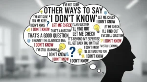 Other Ways to Say “I Don’t Know”