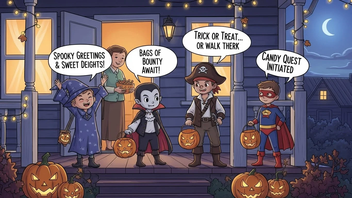 Other Ways to Say “Trick or Treat”