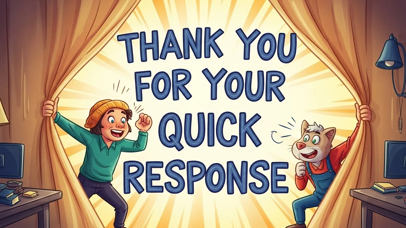 Other Ways To Say Thank You For Your Quick Response