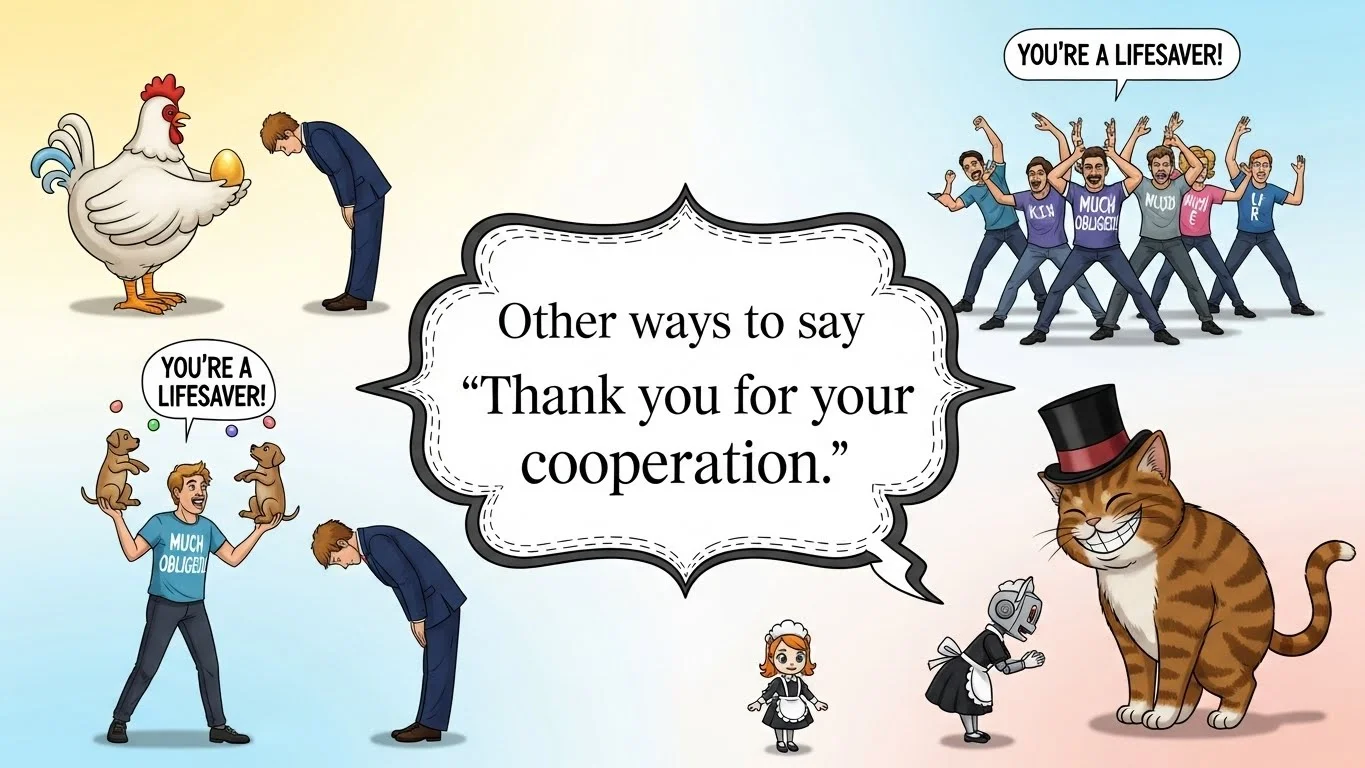 Thank You for Your Cooperation