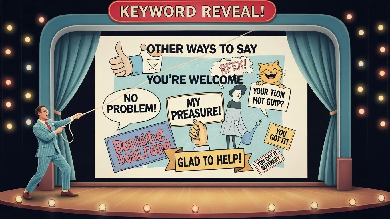 Other Ways To Say You’re Welcome