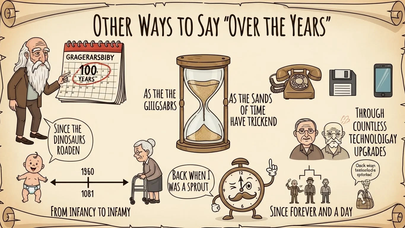 other ways to say Over the Years