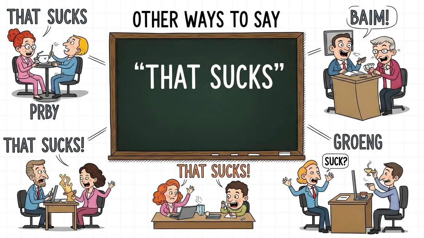 other ways to say “That Sucks