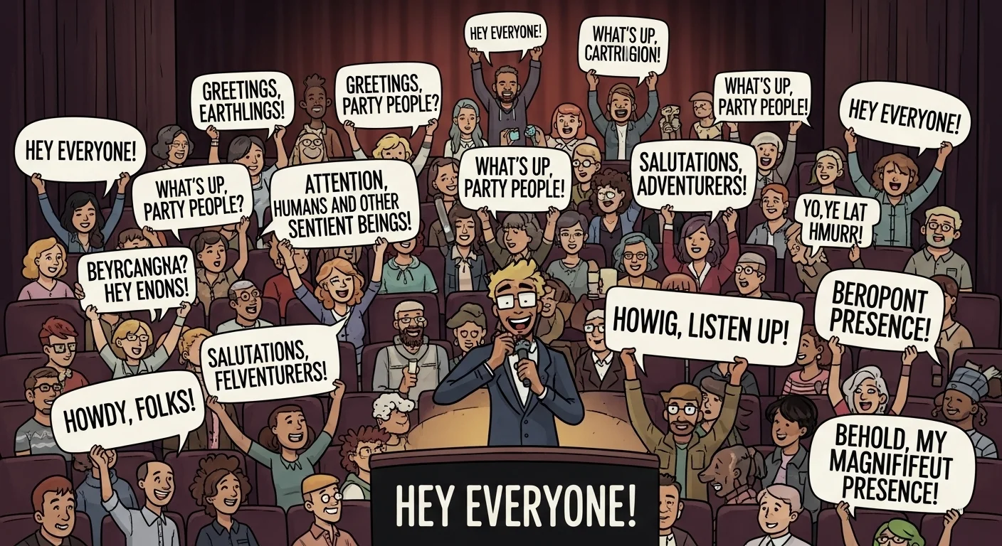 Other Ways To Say “Hey Everyone