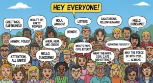 Other Ways To Say Hey Everyone