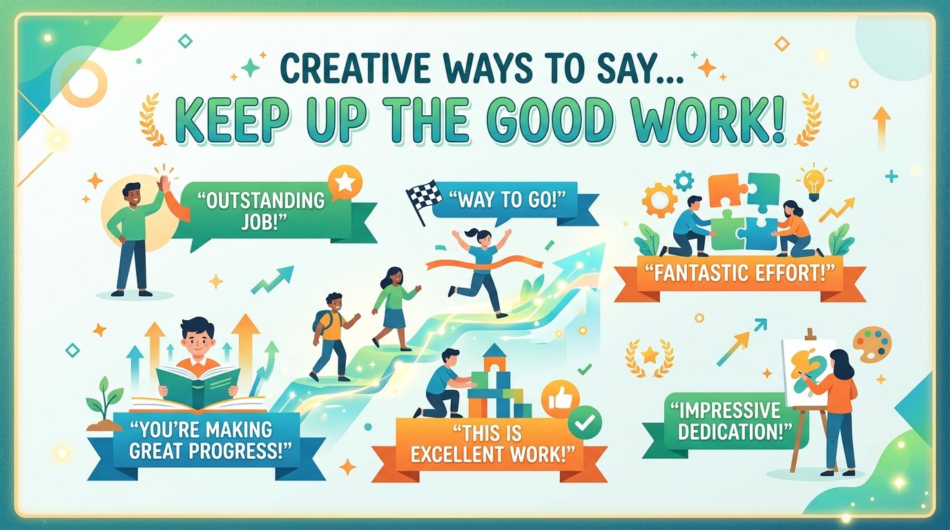 other ways to say keep up the good work