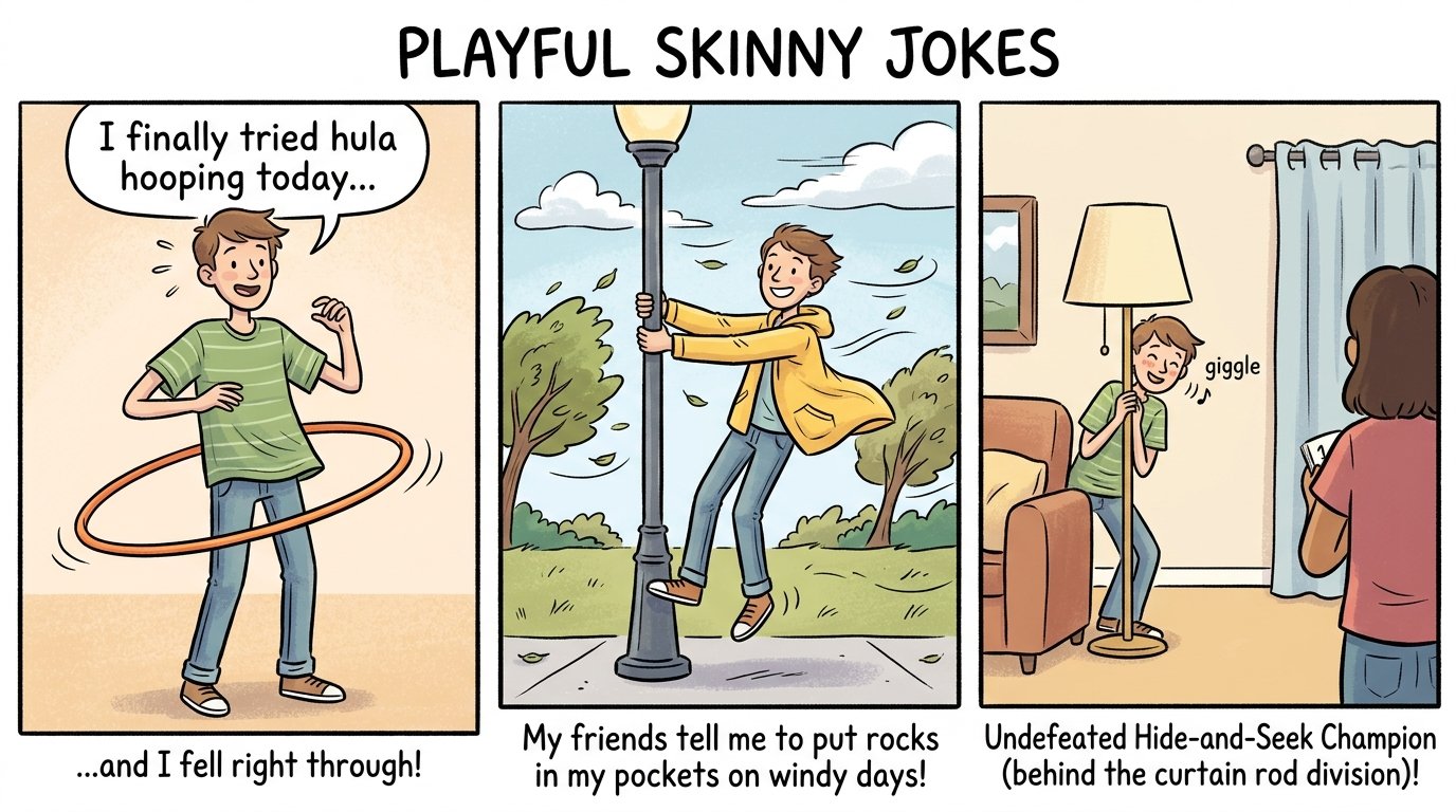 Playful Skinny Jokes